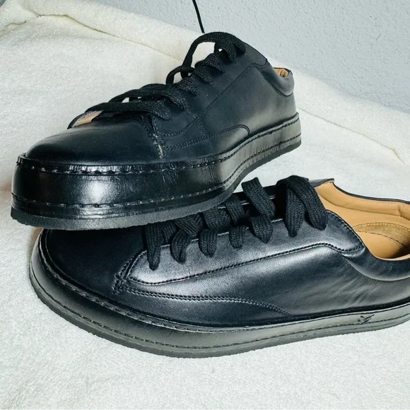 NEW John Varvatos Low Reed Sneakers , Size 9.5 BLACK - Picture 9 of 11